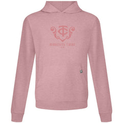 Minnesota Twins Levelwear Bridal Rose Relay Pullover Hoodie - Pink Hoodies