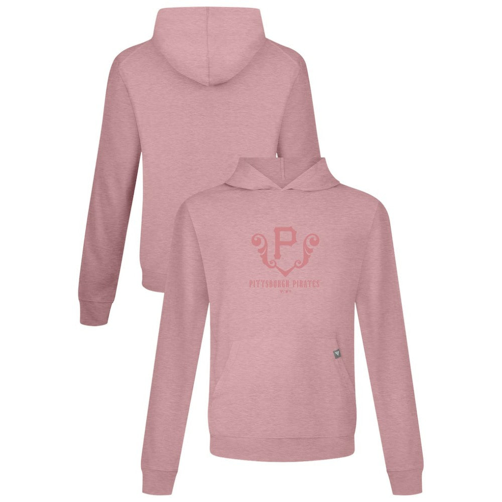 Pittsburgh Pirates Levelwear Bridal Rose Relay Pullover Hoodie - Pink Hoodies