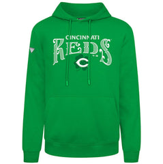 Cincinnati Reds Levelwear St. Patrick's Day Podium Hoodie - Green Hoodies