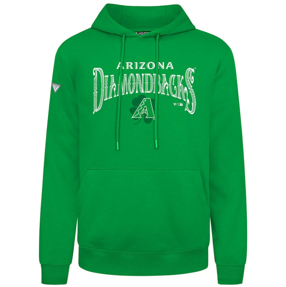 Arizona Diamondbacks Levelwear St. Patrick's Day Podium Hoodie - Green Hoodies