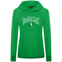 Chicago White Sox Levelwear Women's St. Patrick's Day Slender Raglan Hoodie - Green Hoodies