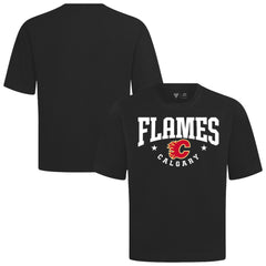 Calgary Flames Levelwear Luxe Signature Knit T-Shirt - Black | US 203844145