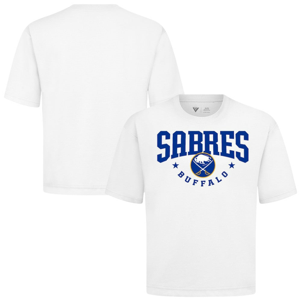 Buffalo Sabres Levelwear Luxe Signature Knit T-Shirt - White | US 203844147