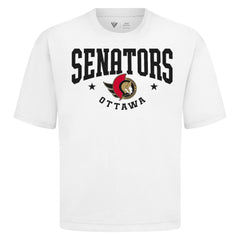Ottawa Senators Levelwear Luxe Signature Knit T-Shirt - White | US 203844152