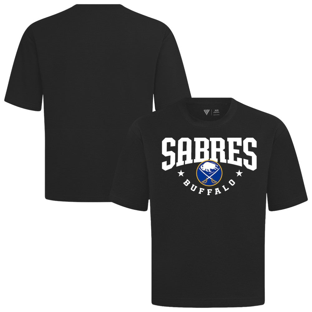 Buffalo Sabres Levelwear Luxe Signature Knit T-Shirt - Black | US 203844153