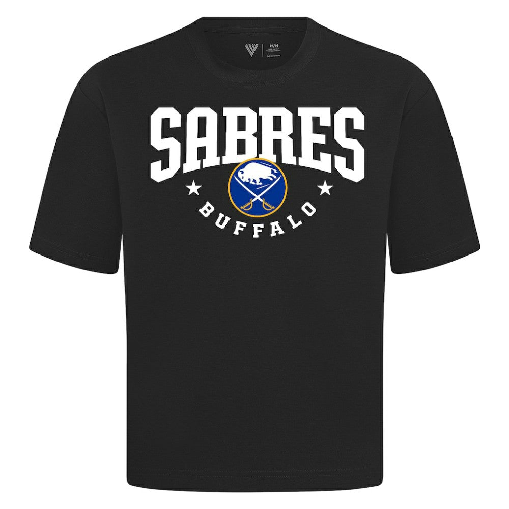 Buffalo Sabres Levelwear Luxe Signature Knit T-Shirt - Black | US 203844153