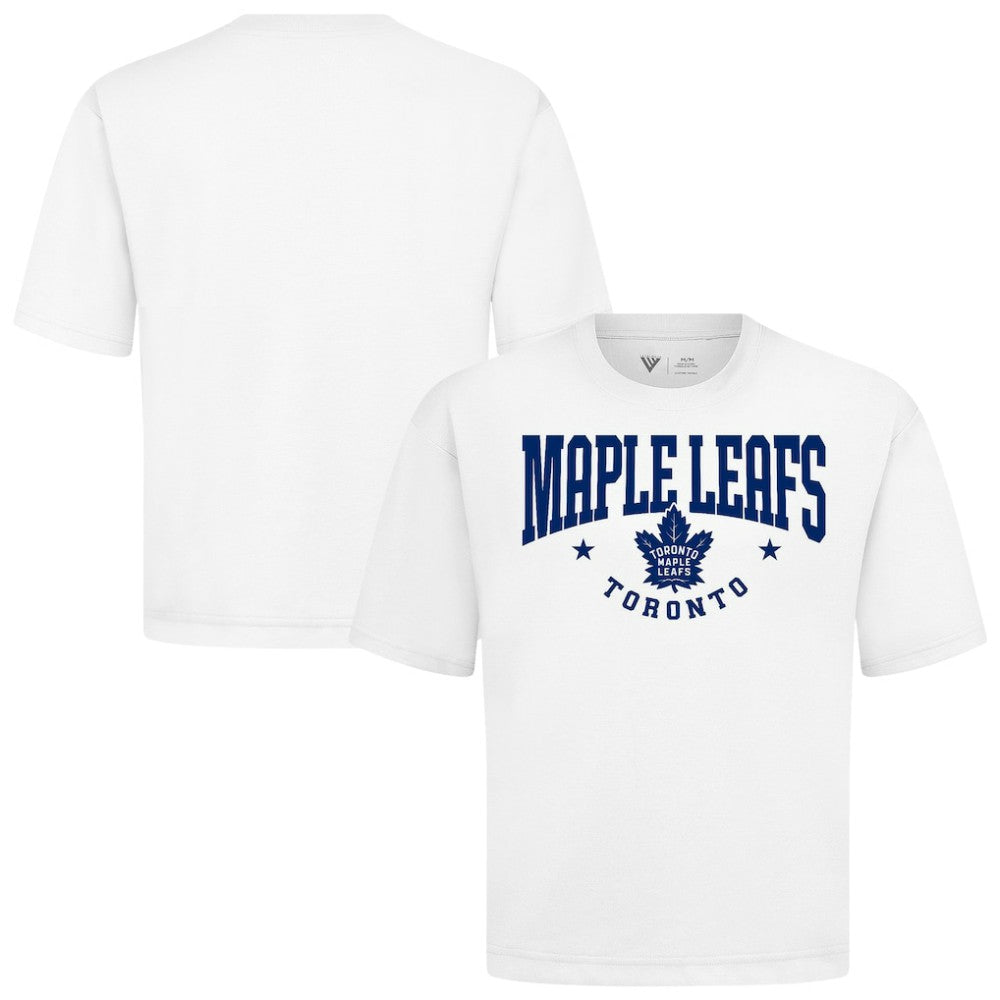 Toronto Maple Leafs Levelwear Luxe Signature Knit T-Shirt - White | US 203844155