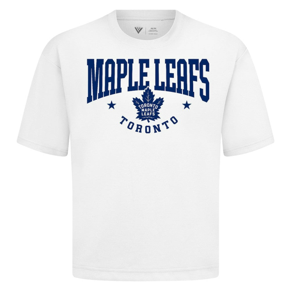 Toronto Maple Leafs Levelwear Luxe Signature Knit T-Shirt - White | US 203844155
