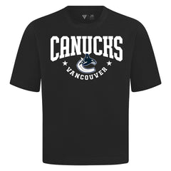 Vancouver Canucks Levelwear Luxe Signature Knit T-Shirt - Black | US 203844156
