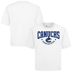 Vancouver Canucks Levelwear Luxe Signature Knit T-Shirt - White | US 203844157