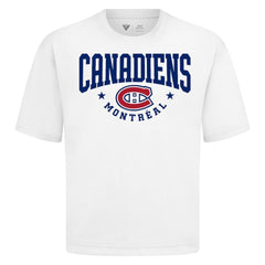 Montreal Canadiens Levelwear Luxe Signature Knit T-Shirt - White | US 203844160