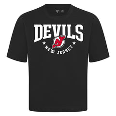 New Jersey Devils Levelwear Luxe Signature Knit T-Shirt - Black | US 203844163