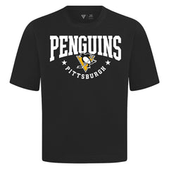 Pittsburgh Penguins Levelwear Luxe Signature Knit T-Shirt - Black | US 203844164