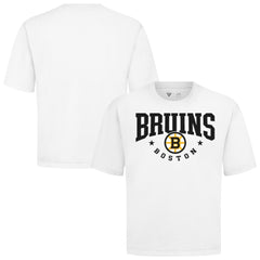 Boston Bruins Levelwear Luxe Signature Knit T-Shirt - White | US 203844165