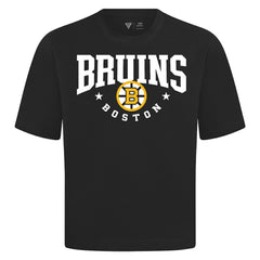 Boston Bruins Levelwear Luxe Signature Knit T-Shirt - Black | US 203844168