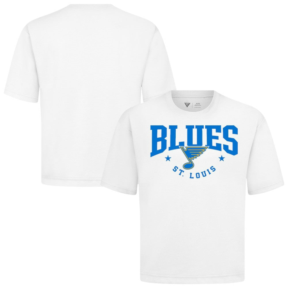 St. Louis Blues Levelwear Luxe Signature Knit T-Shirt - White | US 203844175