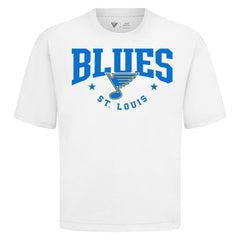 St. Louis Blues Levelwear Luxe Signature Knit T-Shirt - White | US 203844175