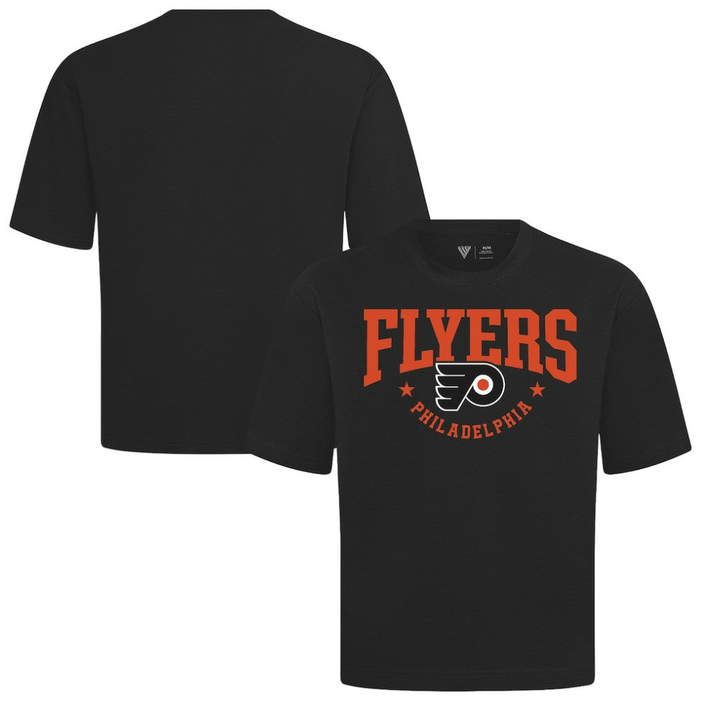 Philadelphia Flyers Levelwear Luxe Signature Knit T-Shirt - Black | US 203844177