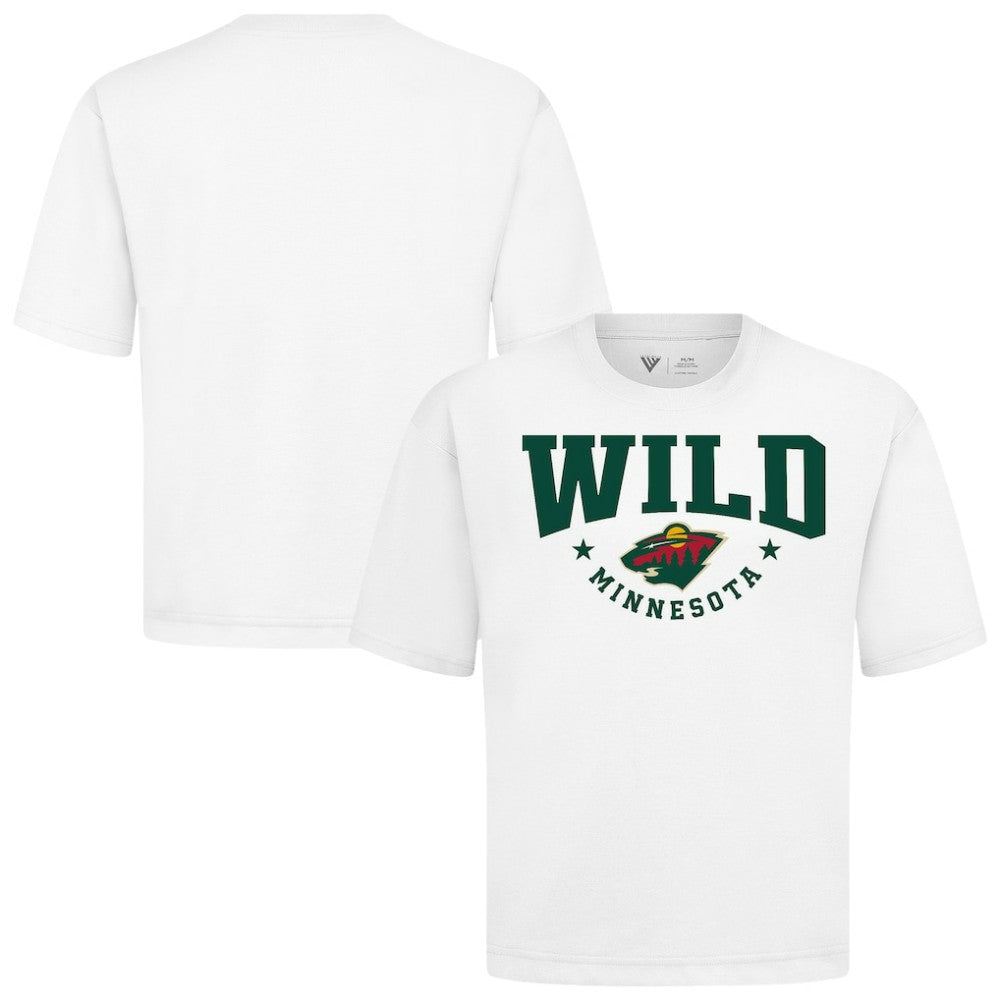 Minnesota Wild Levelwear Luxe Signature Knit T-Shirt - White | US 203844178