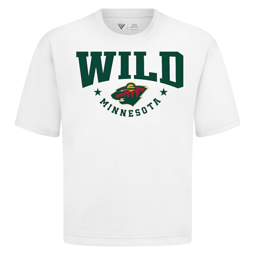 Minnesota Wild Levelwear Luxe Signature Knit T-Shirt - White | US 203844178