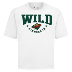 Minnesota Wild Levelwear Luxe Signature Knit T-Shirt - White | US 203844178