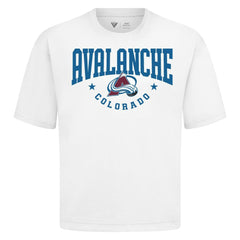 Colorado Avalanche Levelwear Luxe Signature Knit T-Shirt - White | US 203844180