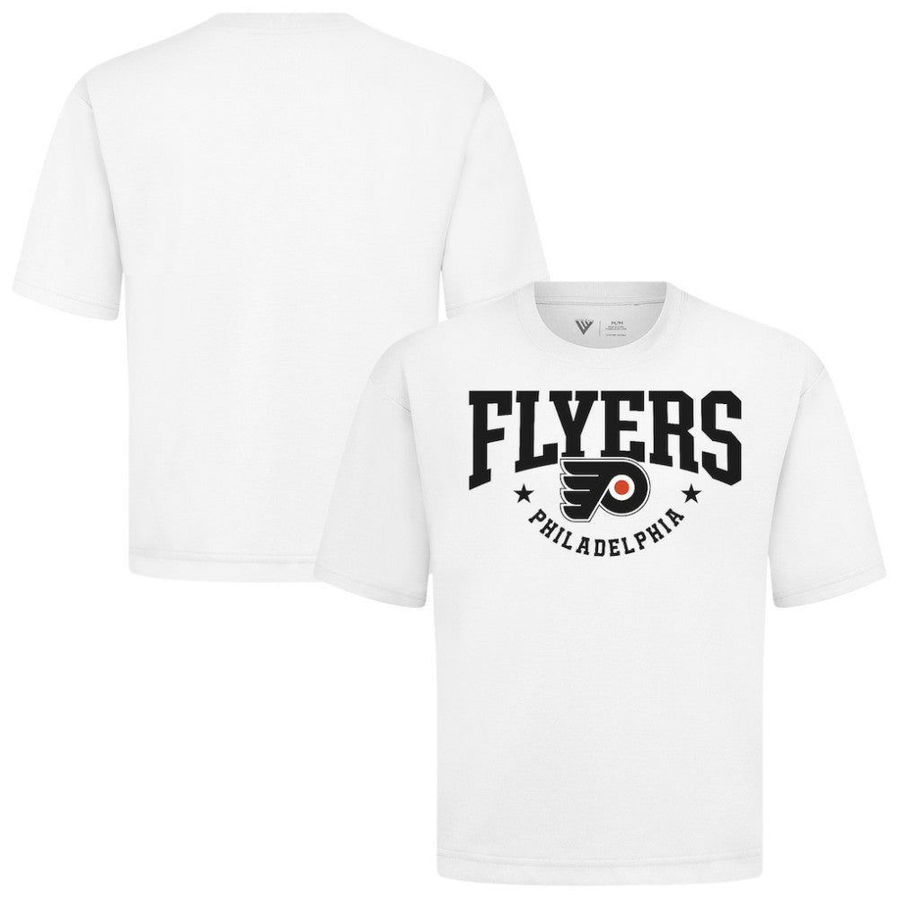 Philadelphia Flyers Levelwear Luxe Signature Knit T-Shirt - White | US 203844181