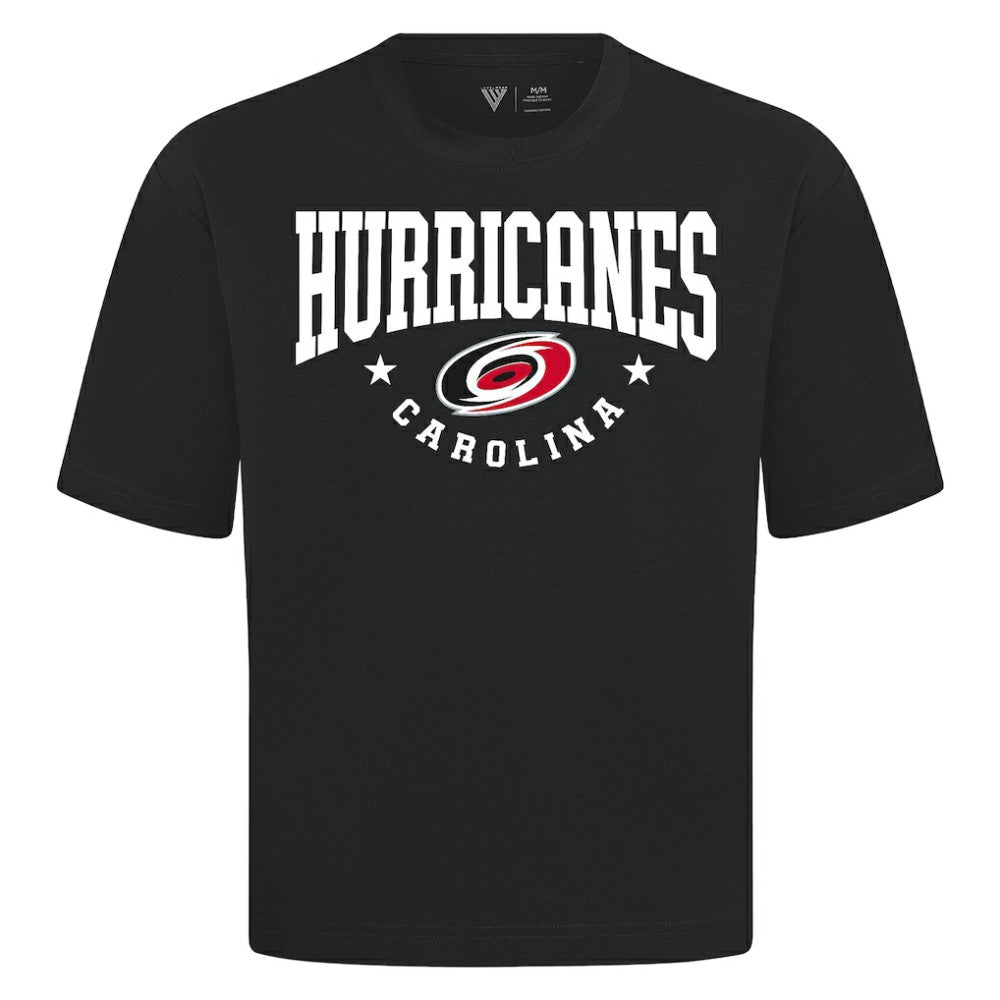 Carolina Hurricanes Levelwear Luxe Signature Knit T-Shirt - Black | US 203844183