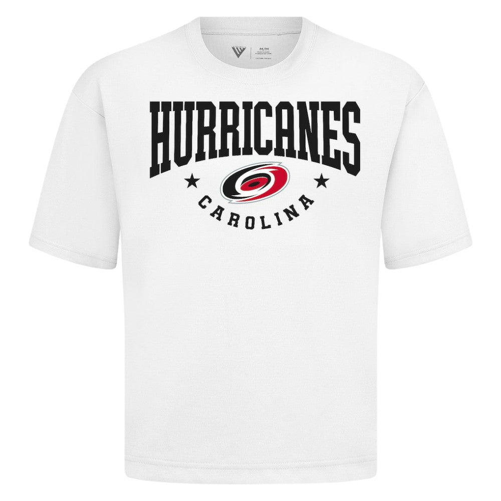 Carolina Hurricanes Levelwear Luxe Signature Knit T-Shirt - White | US 203844184