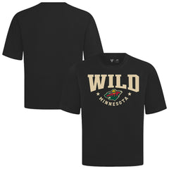 Minnesota Wild Levelwear Luxe Signature Knit T-Shirt - Black | US 203844185