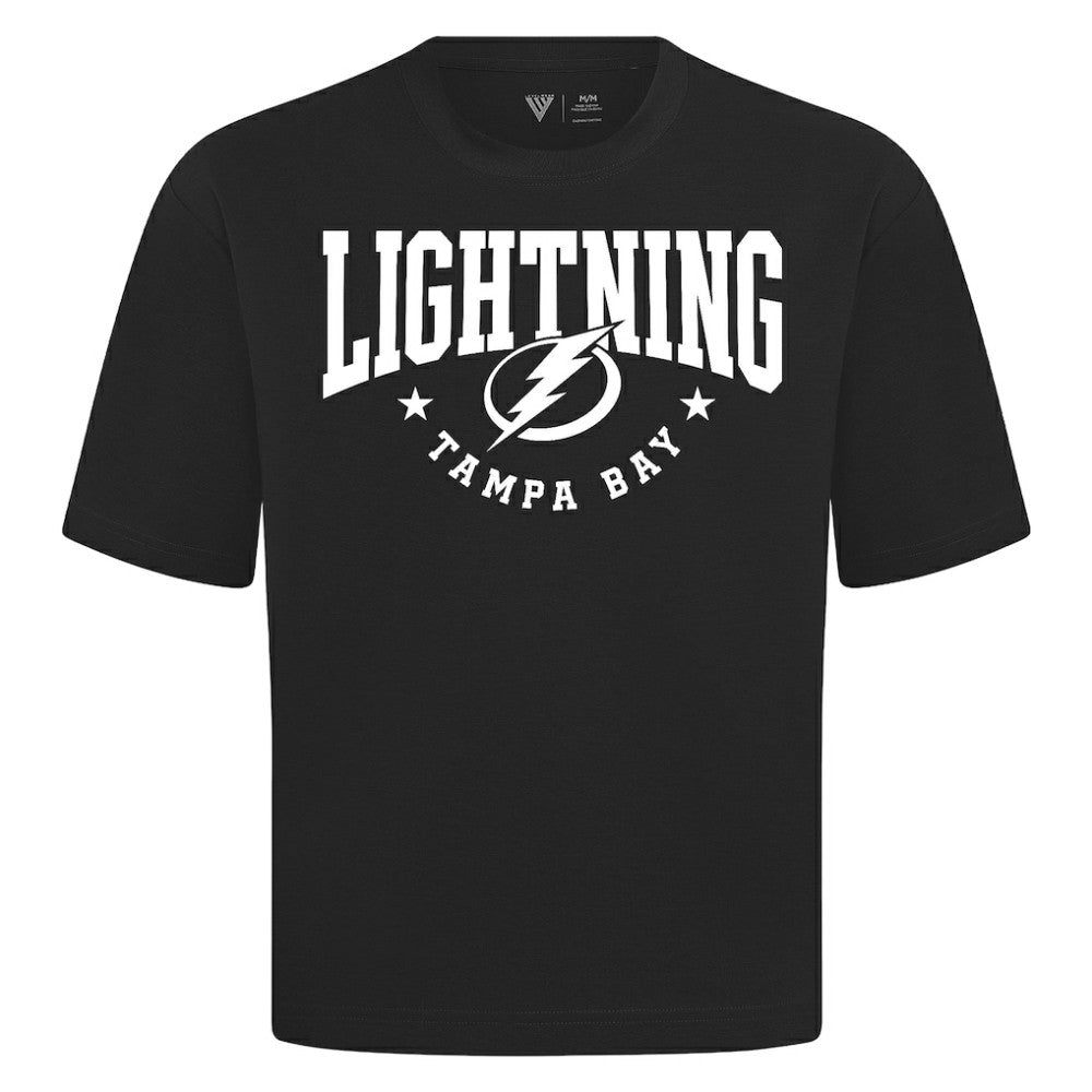 Tampa Bay Lightning Levelwear Luxe Signature Knit T-Shirt - Black | US 203844190