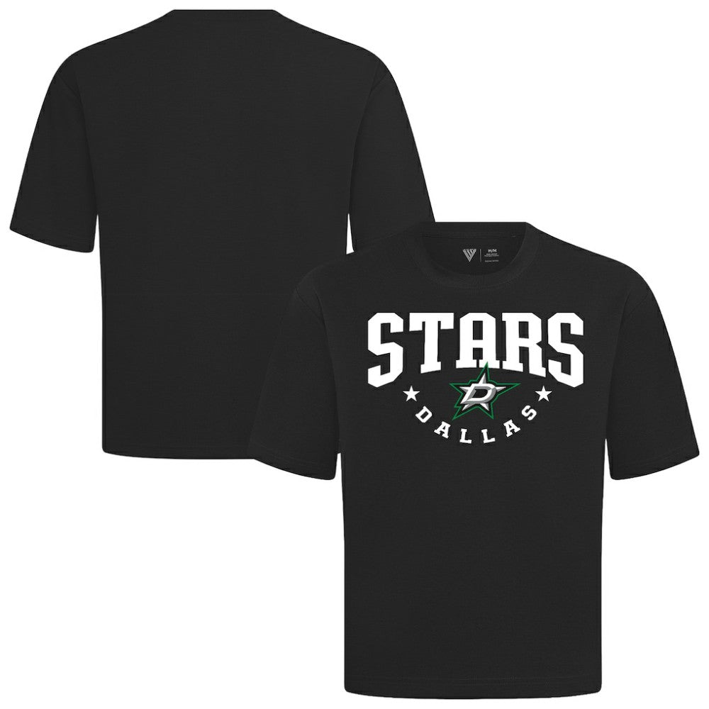 Dallas Stars Levelwear Luxe Signature Knit T-Shirt - Black | US 203844193