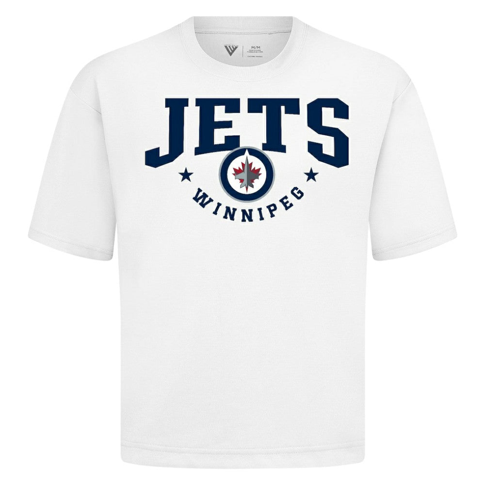 Winnipeg Jets Levelwear Luxe Signature Knit T-Shirt - White | US 203844200