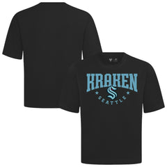 Seattle Kraken Levelwear Luxe Signature Knit T-Shirt - Black | US 203844204