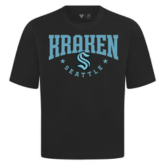 Seattle Kraken Levelwear Luxe Signature Knit T-Shirt - Black | US 203844204