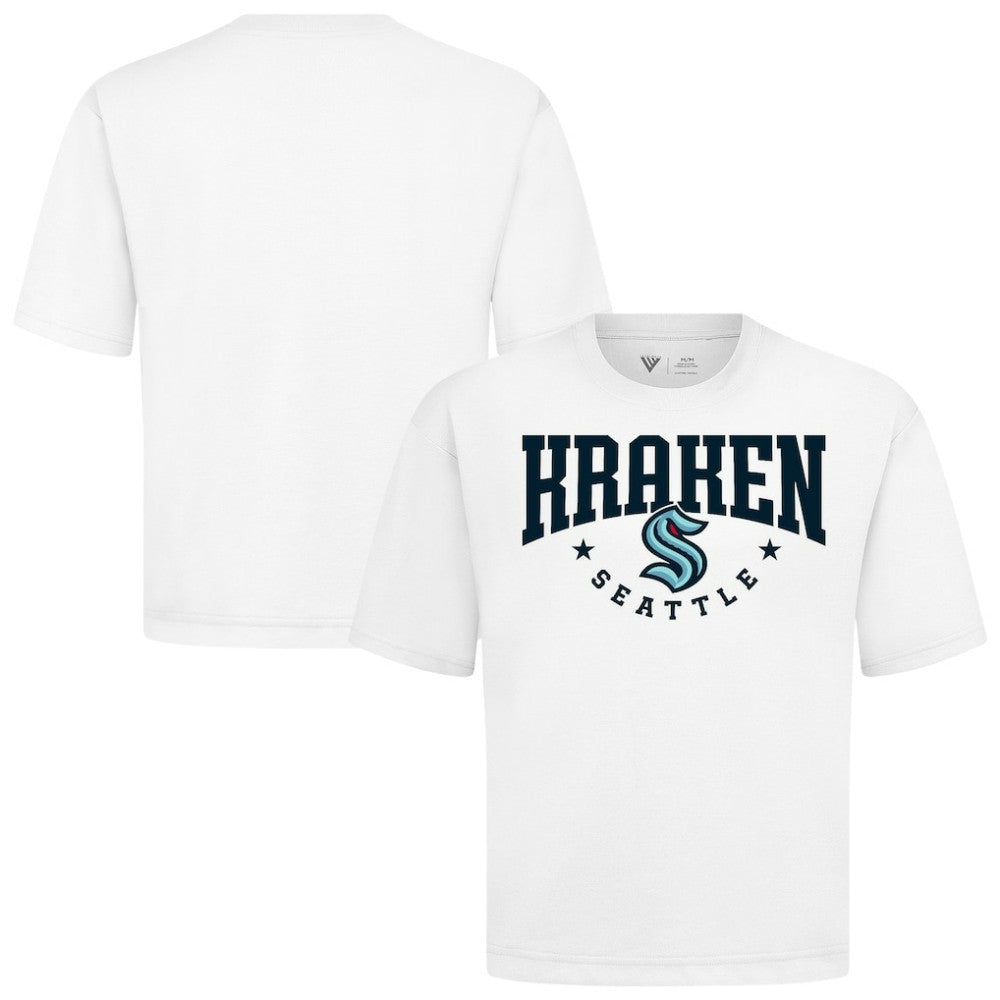 Seattle Kraken Levelwear Luxe Signature Knit T-Shirt - White | US 203844205
