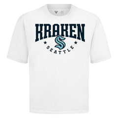 Seattle Kraken Levelwear Luxe Signature Knit T-Shirt - White | US 203844205