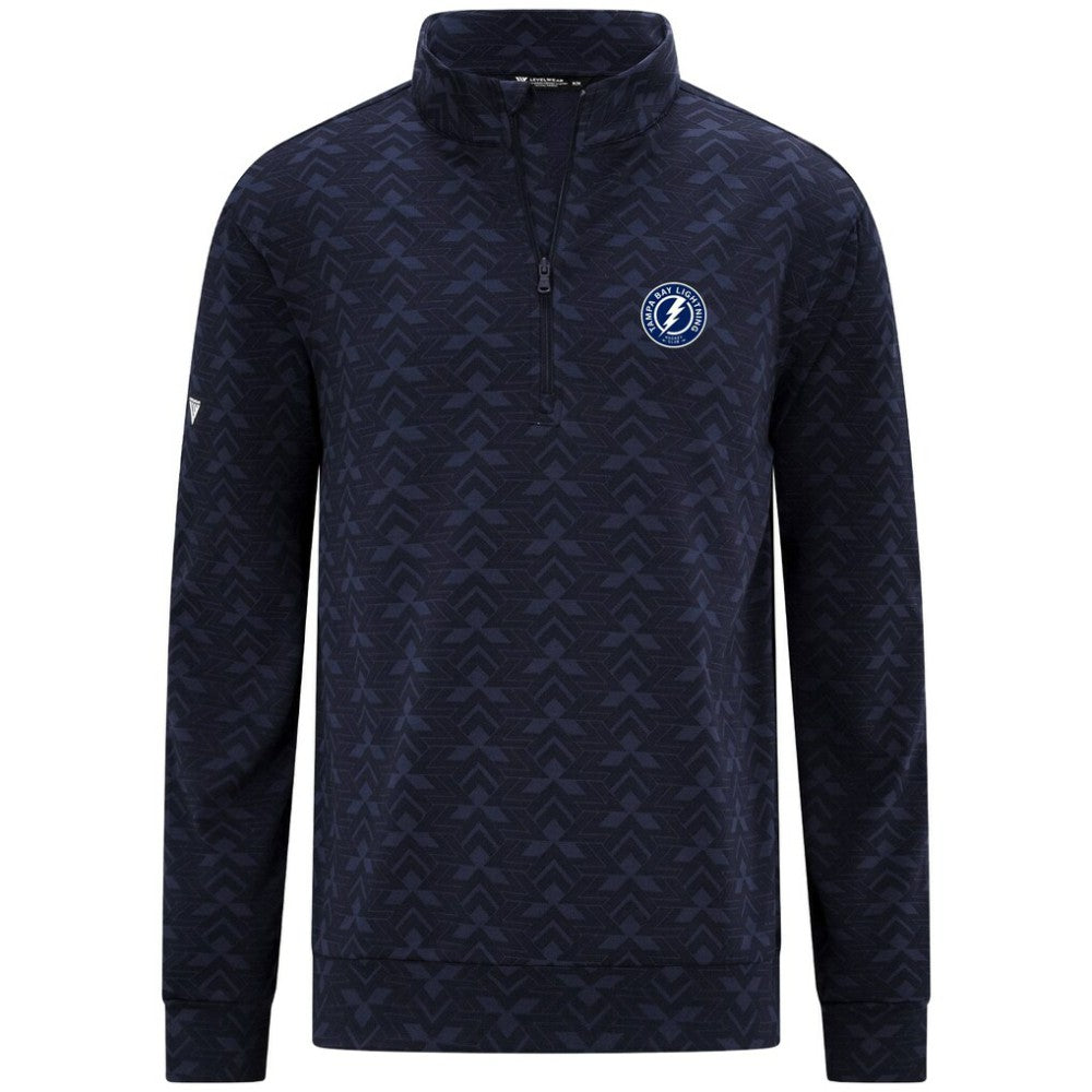 Tampa Bay Lightning Levelwear Chameleon Quarter-Zip Sweatshirt - Navy | US 203844210