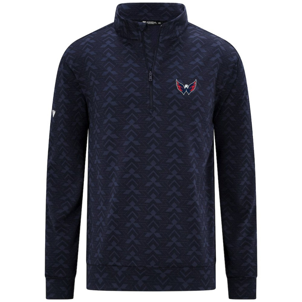Washington Capitals Levelwear Chameleon Quarter-Zip Sweatshirt - Navy | US 203844211