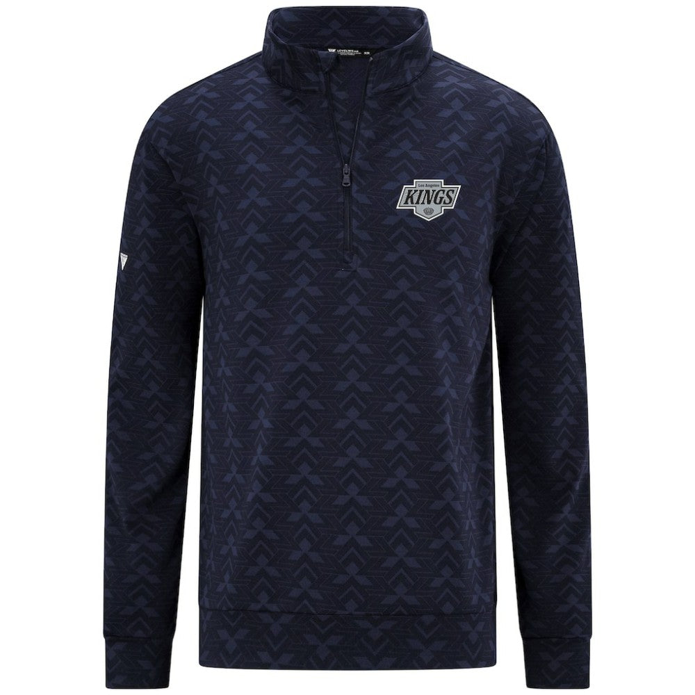 Los Angeles Kings Levelwear Chameleon Quarter-Zip Sweatshirt - Navy | US 203844212