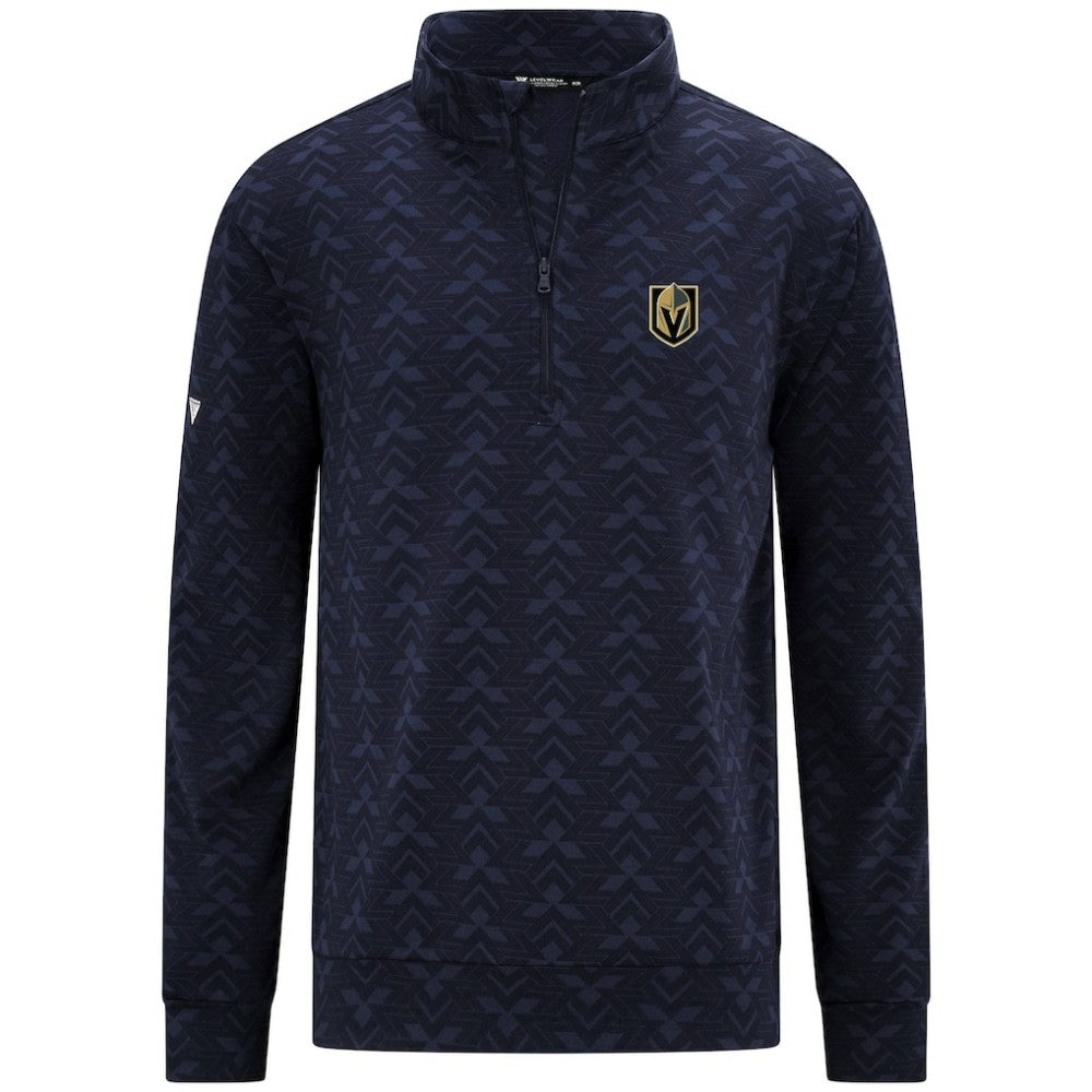 Vegas Golden Knights Levelwear Chameleon Quarter-Zip Sweatshirt - Navy | US 203844215