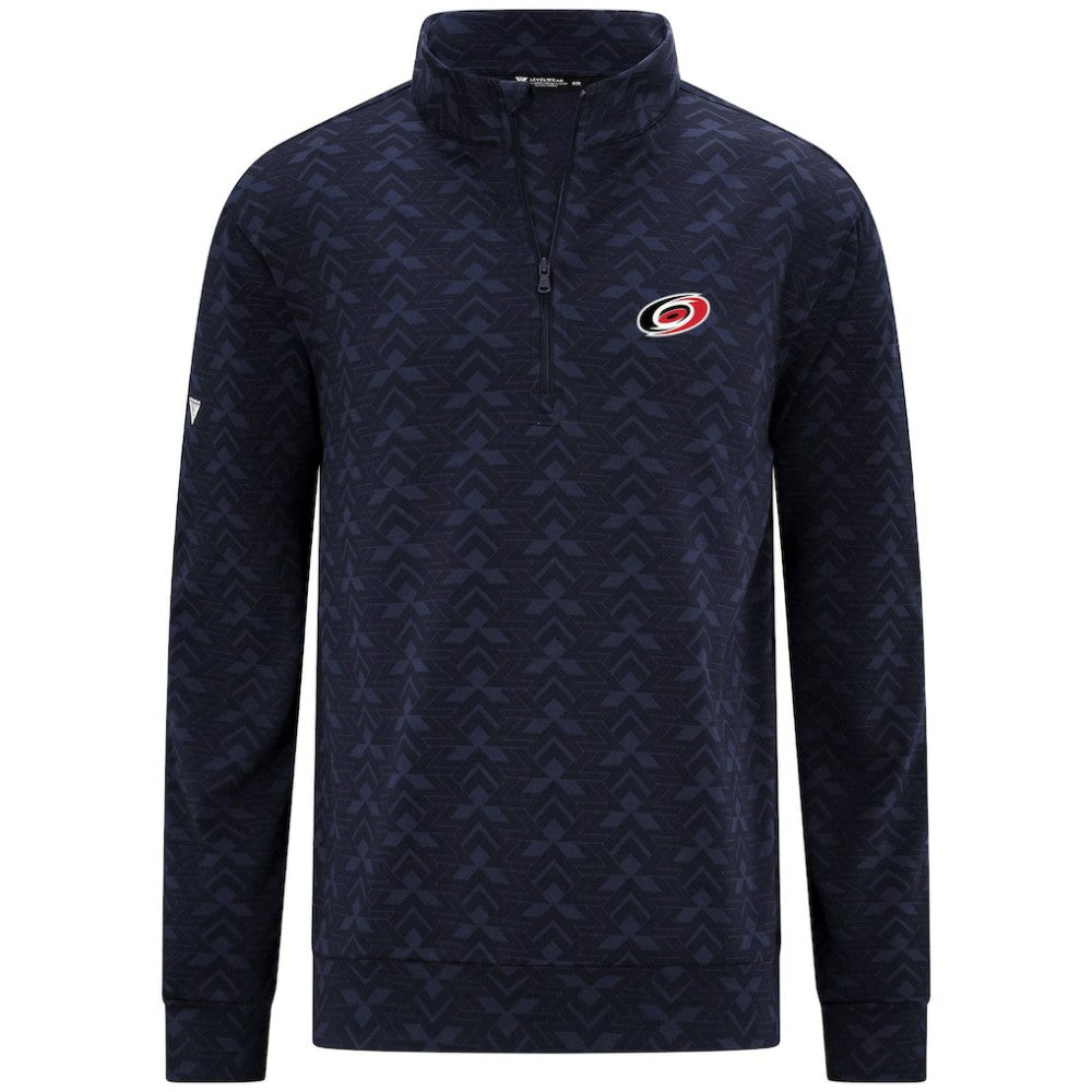 Carolina Hurricanes Levelwear Chameleon Quarter-Zip Sweatshirt - Navy | US 203844216