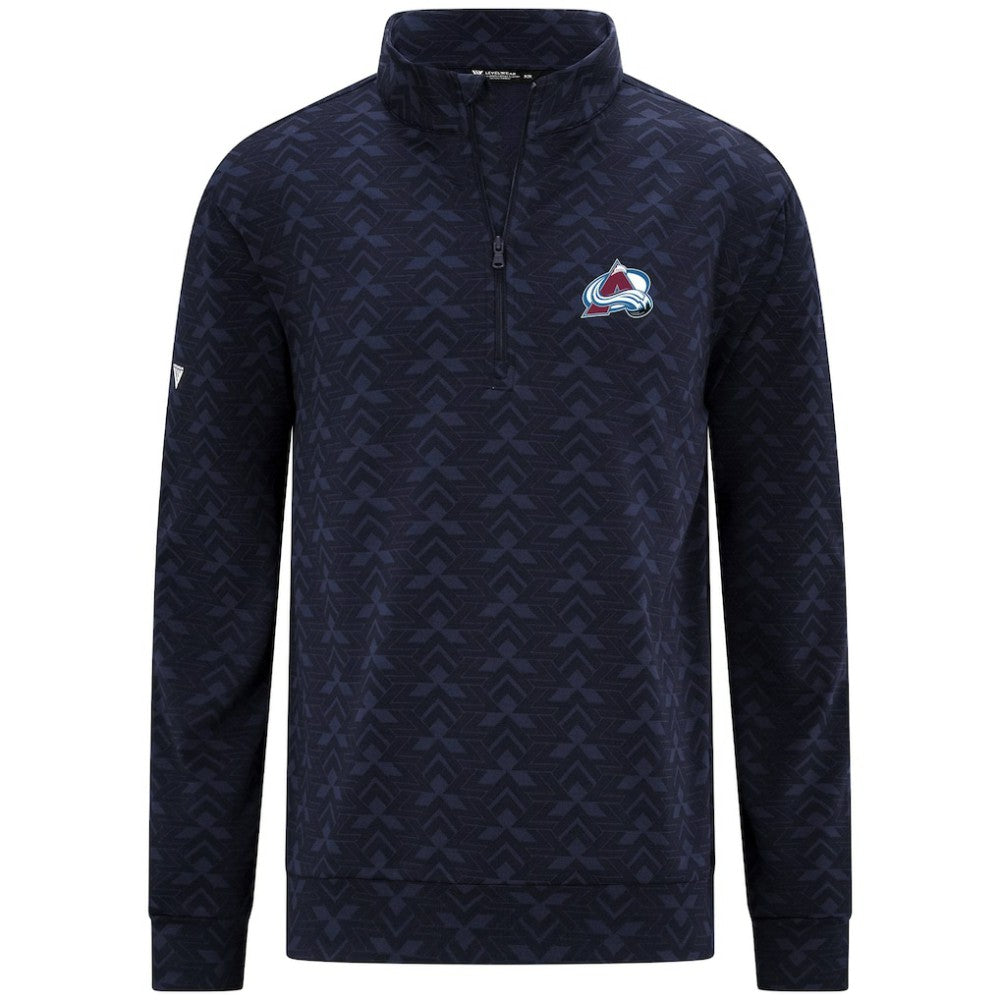 Colorado Avalanche Levelwear Chameleon Quarter-Zip Sweatshirt - Navy | US 203844220