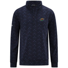 Minnesota Wild Levelwear Chameleon Quarter-Zip Sweatshirt - Navy | US 203844222