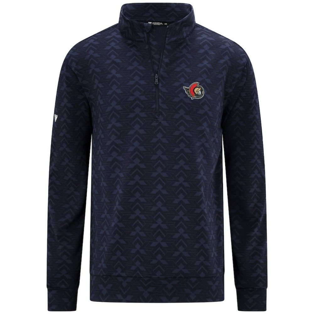 Ottawa Senators Levelwear Chameleon Quarter-Zip Sweatshirt - Navy | US 203844225