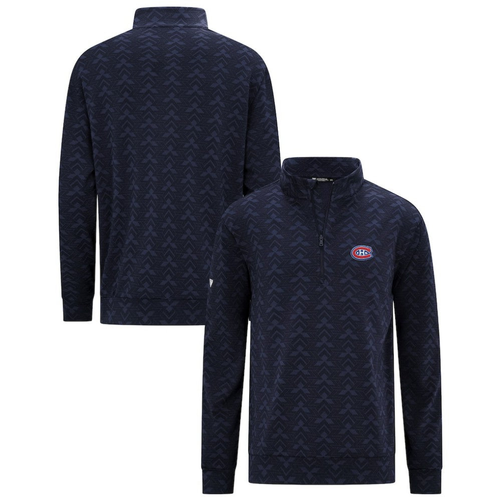 Montreal Canadiens Levelwear Chameleon Quarter-Zip Sweatshirt - Navy | US 203844226