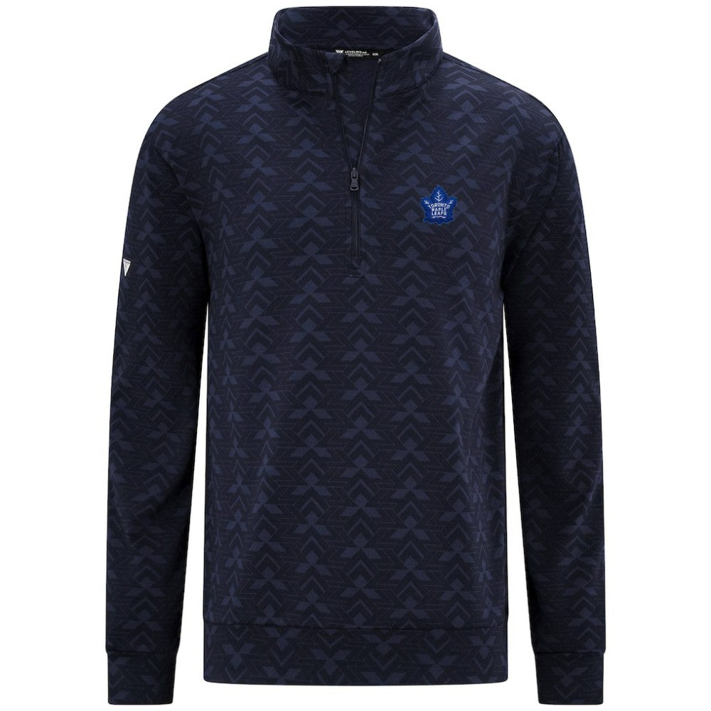 Toronto Maple Leafs Levelwear Chameleon Quarter-Zip Sweatshirt - Navy | US 203844228