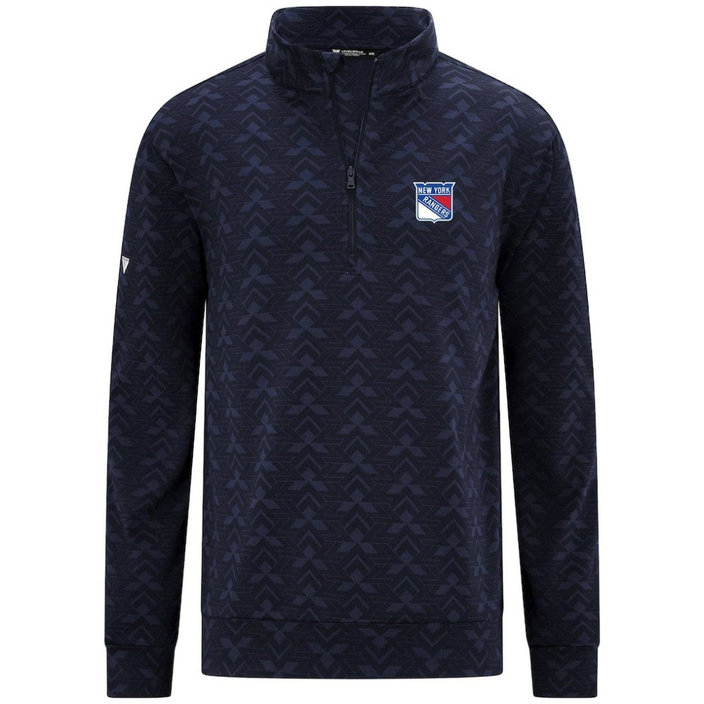 New York Rangers Levelwear Chameleon Quarter-Zip Sweatshirt - Navy | US 203844230