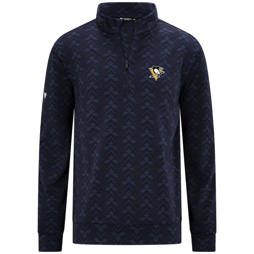 Pittsburgh Penguins Levelwear Chameleon Quarter-Zip Sweatshirt - Navy | US 203844233