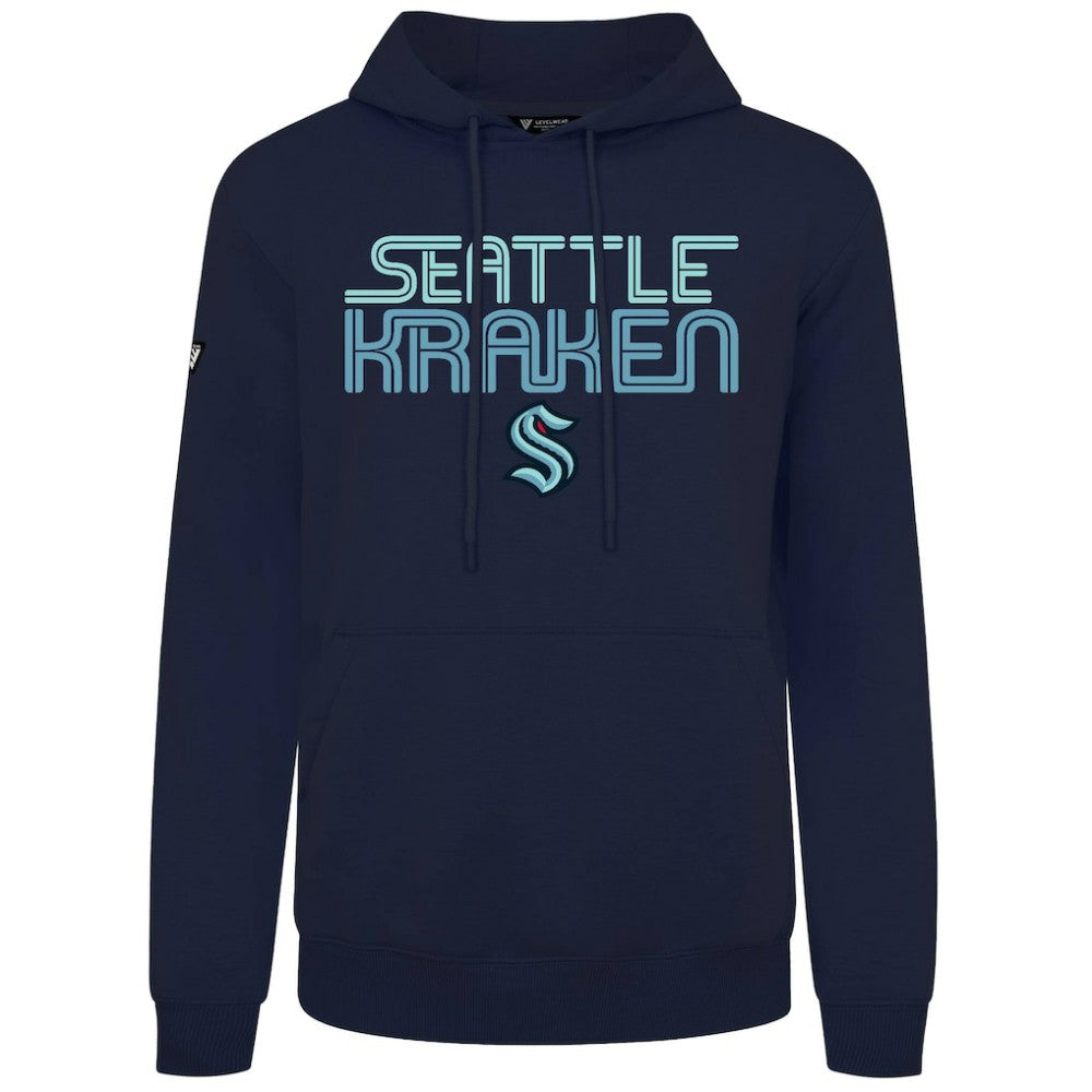 Seattle Kraken Levelwear Podium Lanes Hoodie - Deep Sea Blue | US 203844261